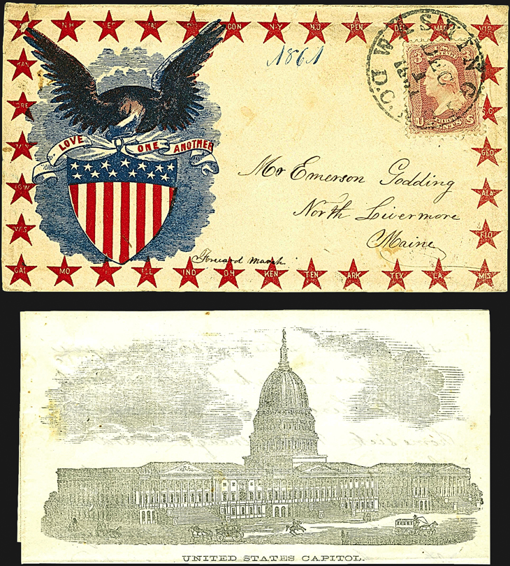 united-states-patriotic-cover-civil-war-gilbart-collection-siegel-auction