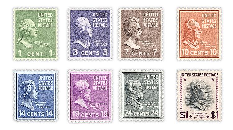 united-states-presidential-series-stamps