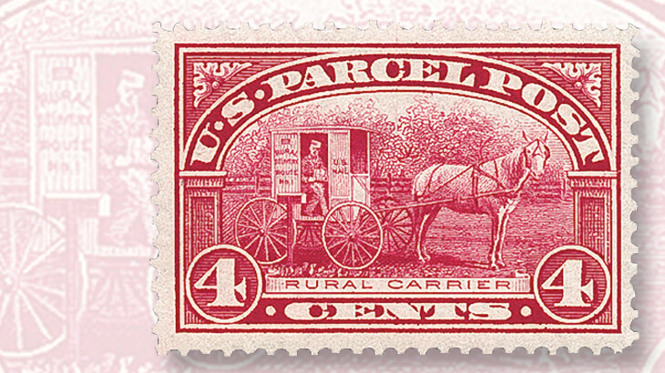 united-states-rural-carrier-parcel-post-stamp