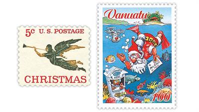 united-states-vanuatu-christmas-stamps