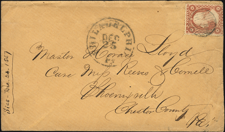 us-stamp-notes-1857-cover-christmas-day-postmark