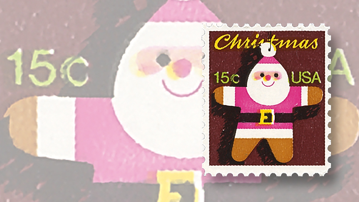 us-stamp-notes-1981-santa-claus-christmas-tree-ornament-stamp