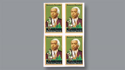 us-stamp-notes-banneker-block