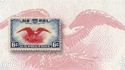 us-stamp-notes-expertize-1938-eagle-shield-airmail-stamp-color-variety