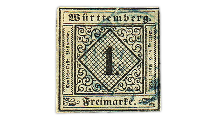 us-stamp-notes-expertizing-german-states-wurttemberg-stamp