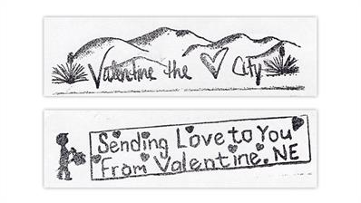 valentine-nebraska-postmarks