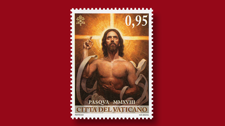 vatican-city-risen-christ-easter-stamp