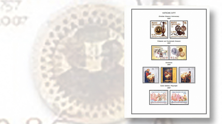 vatican-city-stamp-album-page