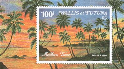 wallis-and-futuna-beach-sunset-stamp-1990