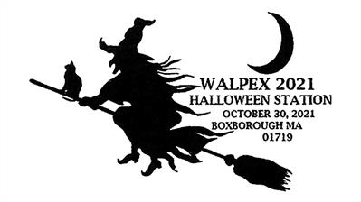 walpex-2021-halloween-witch-black-cat-broom-postmark