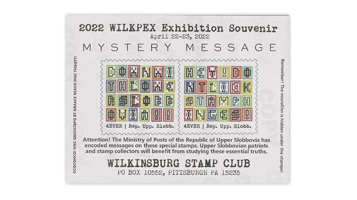 wilkinsburg-stamp-club-2022-mystery-message-souvenir-sheet