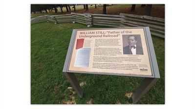 william-still-interpretive-center-sign-father-underground-railroad